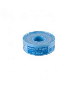 HEKA por non-woven hechtpleister ring 5 m x 1,25 cm niet steriel - rol