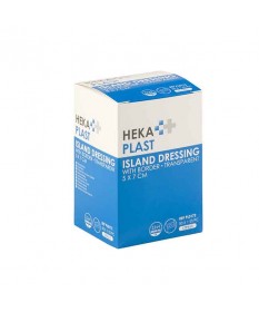 HEKA plast border transparant 5 x 7 cm steriel - doos