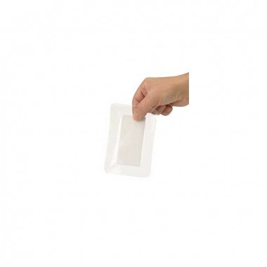 HEKA plast border transparant 5 x 7 cm steriel - los