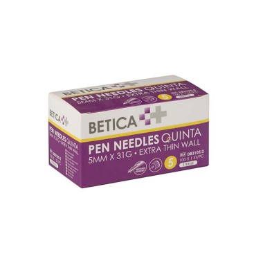 Betica Quinta Pennaalden 5 mm x 31 G steriel
