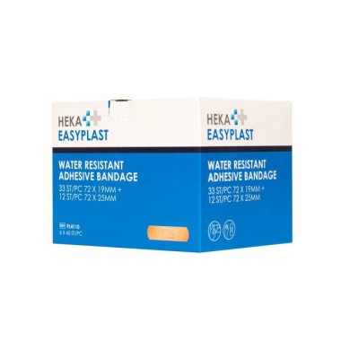 HEKA EasyPlast Waterbestendige Pleister Navulling – 6 x 45 Pleisters doos